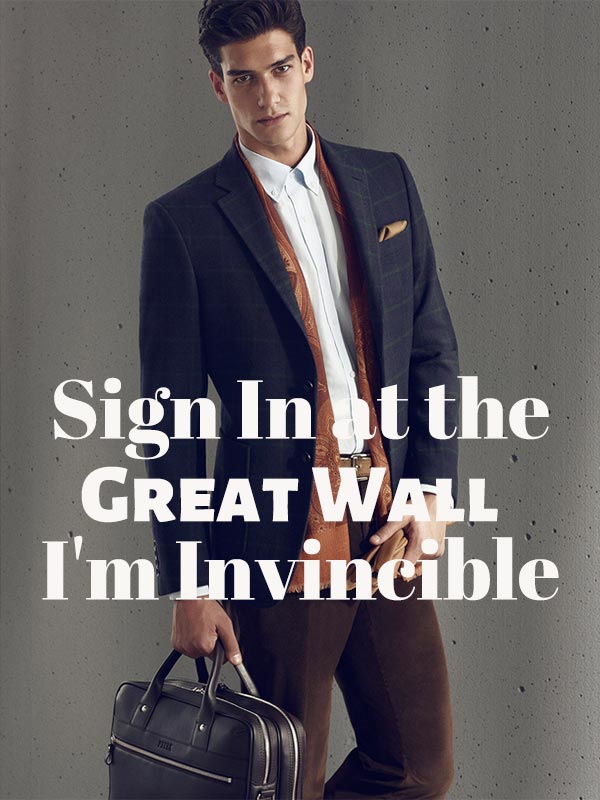Sign In at the Great Wall, I