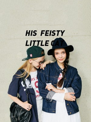 HIS FEISTY LITTLE CAT,Angel with shot gun